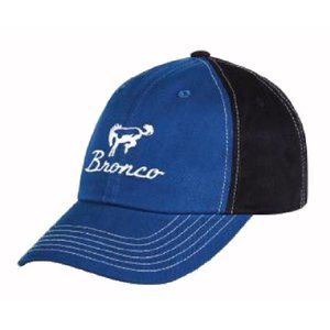 Ford Bronco Logo Blue and Black Cap Hat - NEW FAST SHIPPING
